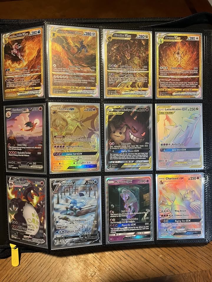 Pokemon Binder Collection Lot Massive Rare Holos Near Mint 480 Cards GX V Star