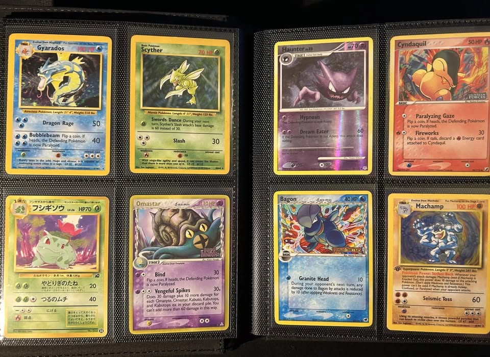 Binder Full 160 Pokemon Cards Vintage HOLO 1st Edition Collection Lot