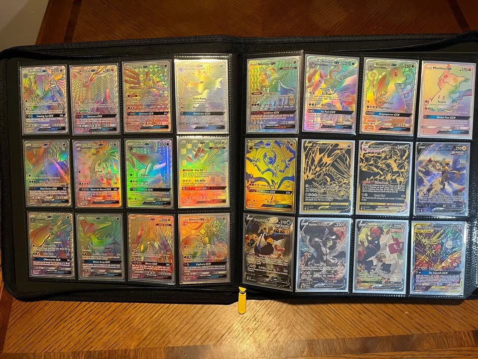 Pokemon Binder Collection Lot Massive Rare Holos Near Mint 480 Cards GX V Star