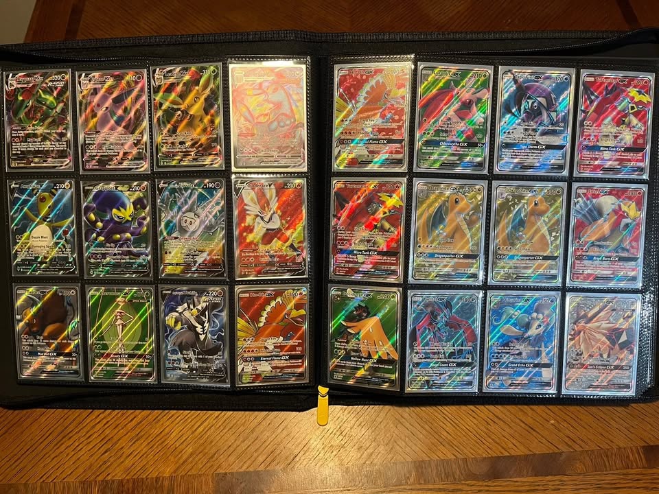 Pokemon Binder Collection Lot Massive Rare Holos Near Mint 480 Cards GX V Star