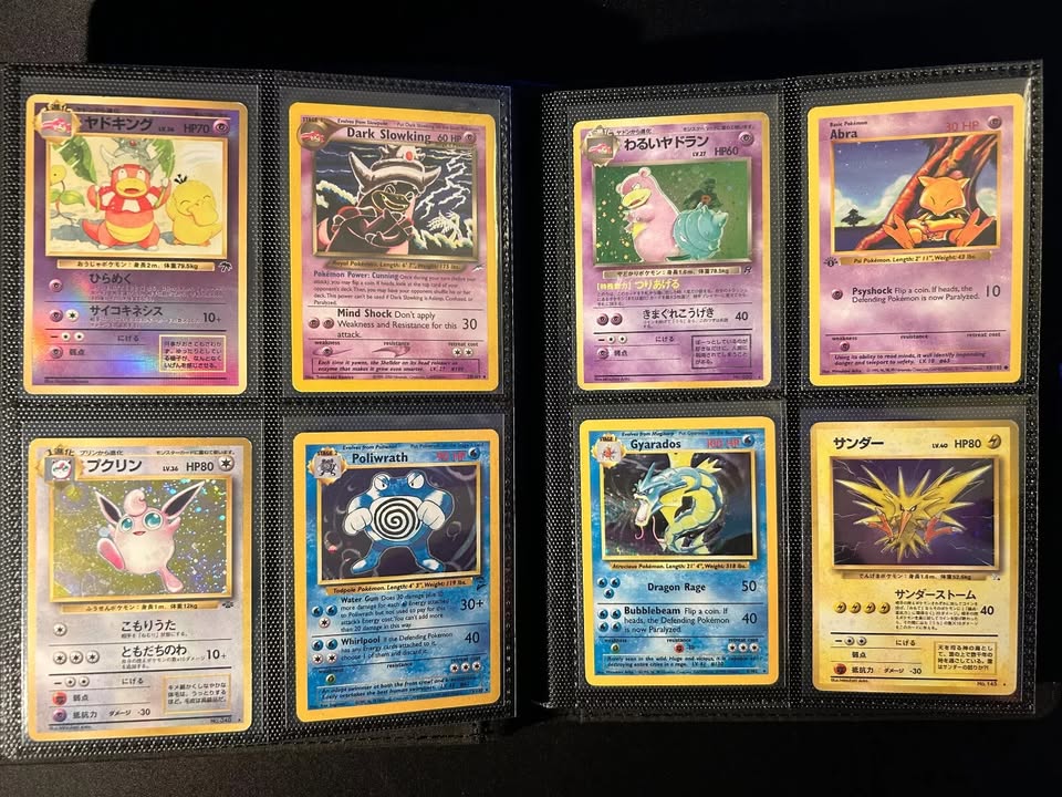 Binder Full 160 Pokemon Cards Vintage HOLO 1st Edition Collection Lot