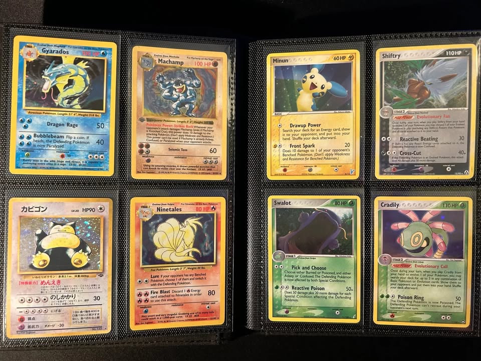 Binder Full 160 Pokemon Cards Vintage HOLO 1st Edition Collection Lot