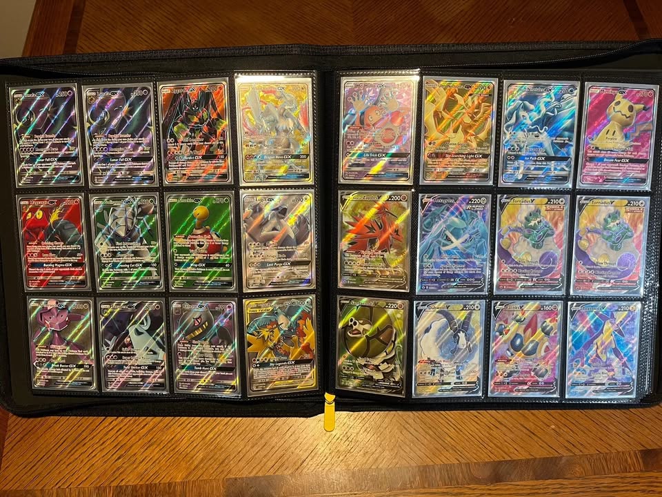 Pokemon Binder Collection Lot Massive Rare Holos Near Mint 480 Cards GX V Star