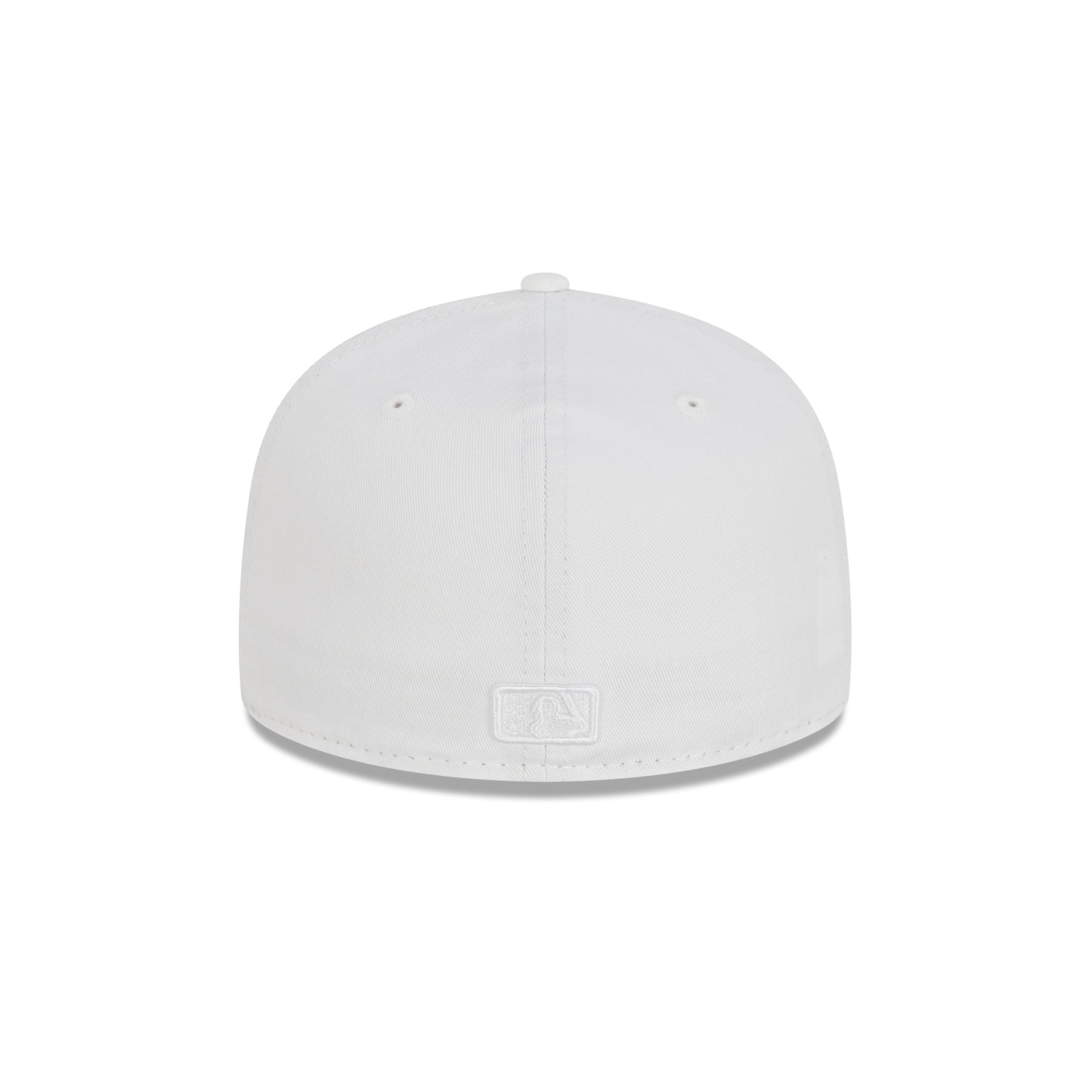 Atlanta Braves Basic White 59FIFTY Fitted Hat