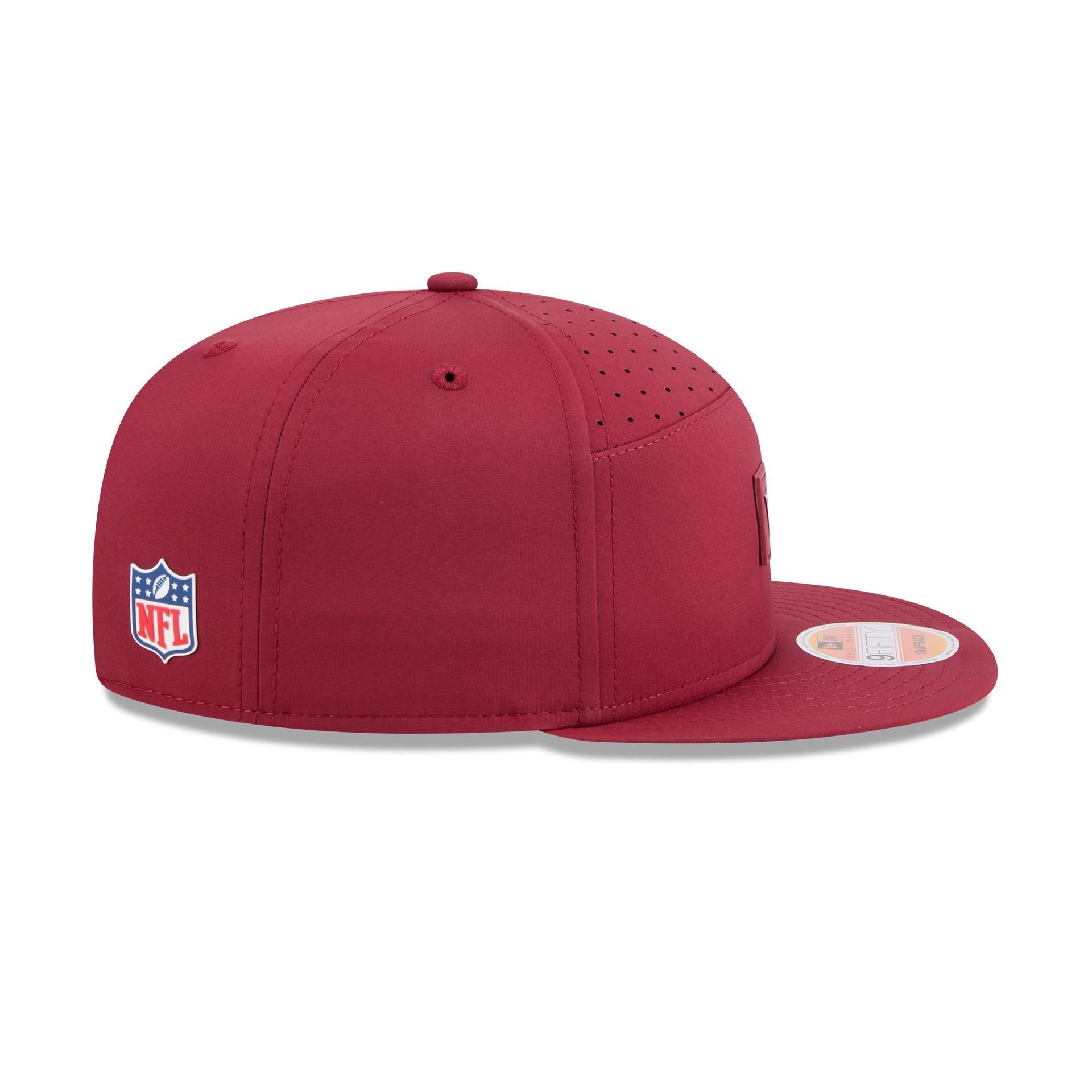 Washington Commanders 2025 Sideline Hot Weather Split Panel 9FIFTY Snapback Hat