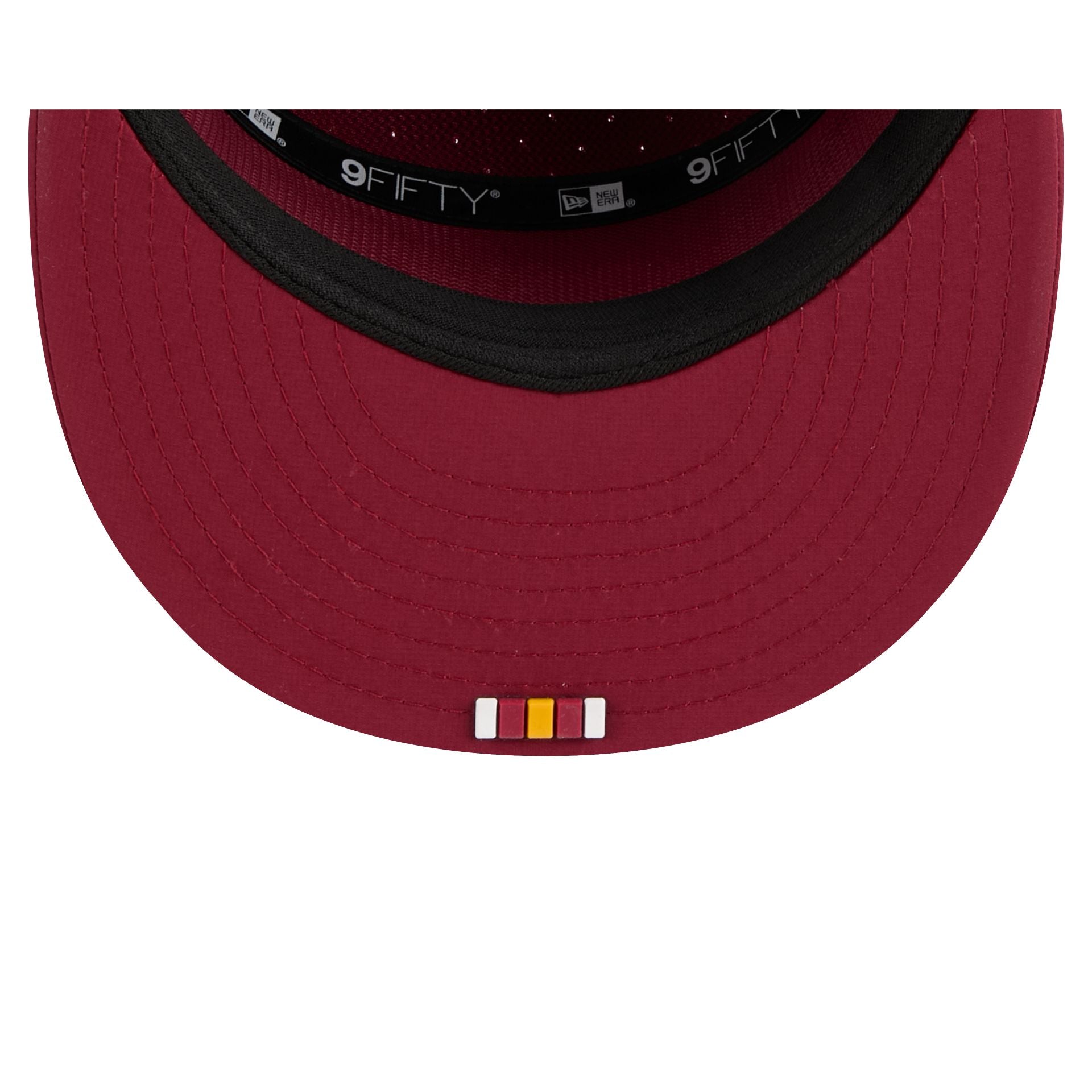 Washington Commanders 2025 Sideline Hot Weather Split Panel 9FIFTY Snapback Hat