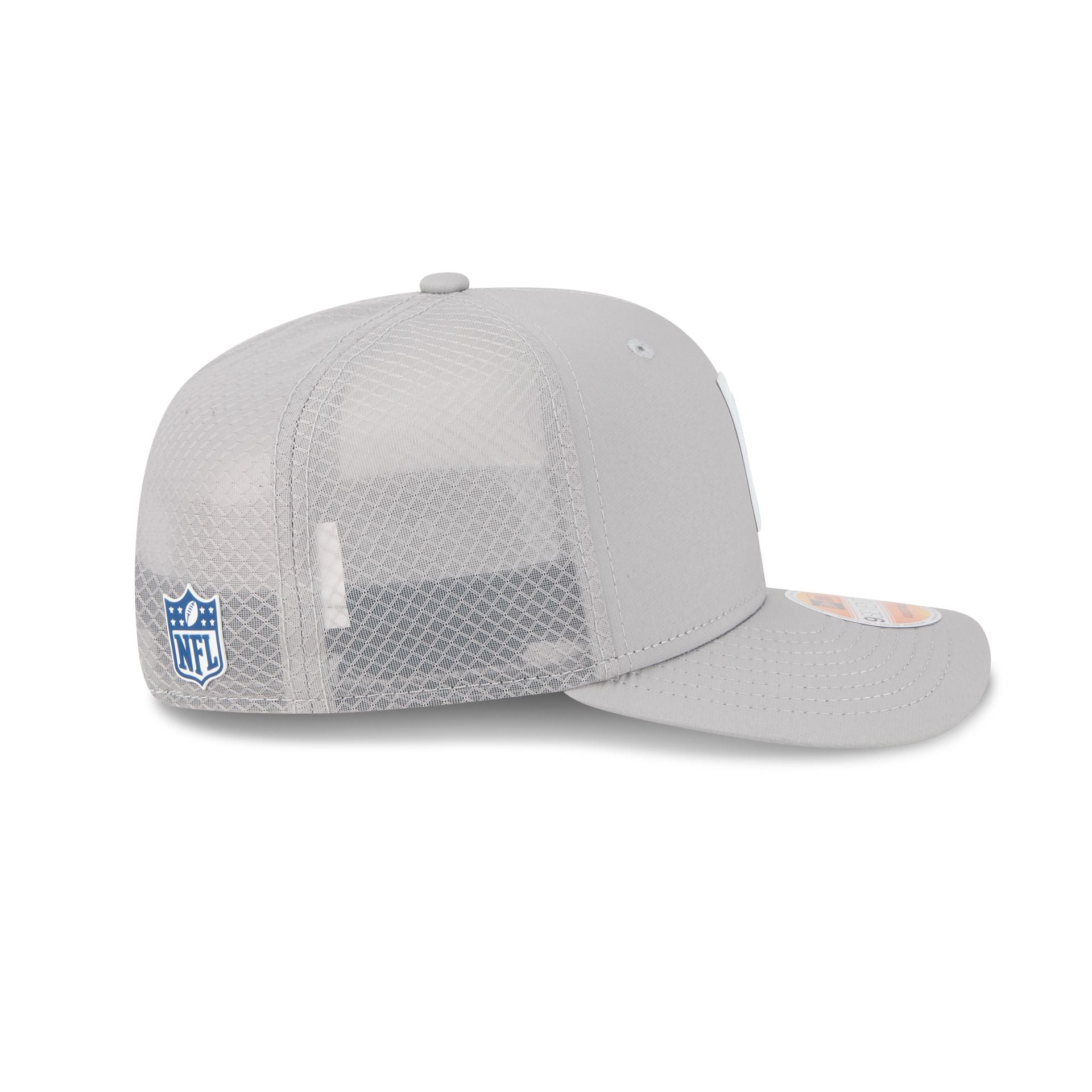 Indianapolis Colts 2025 Sideline Hot Weather Gray 9SEVENTY Trucker Hat