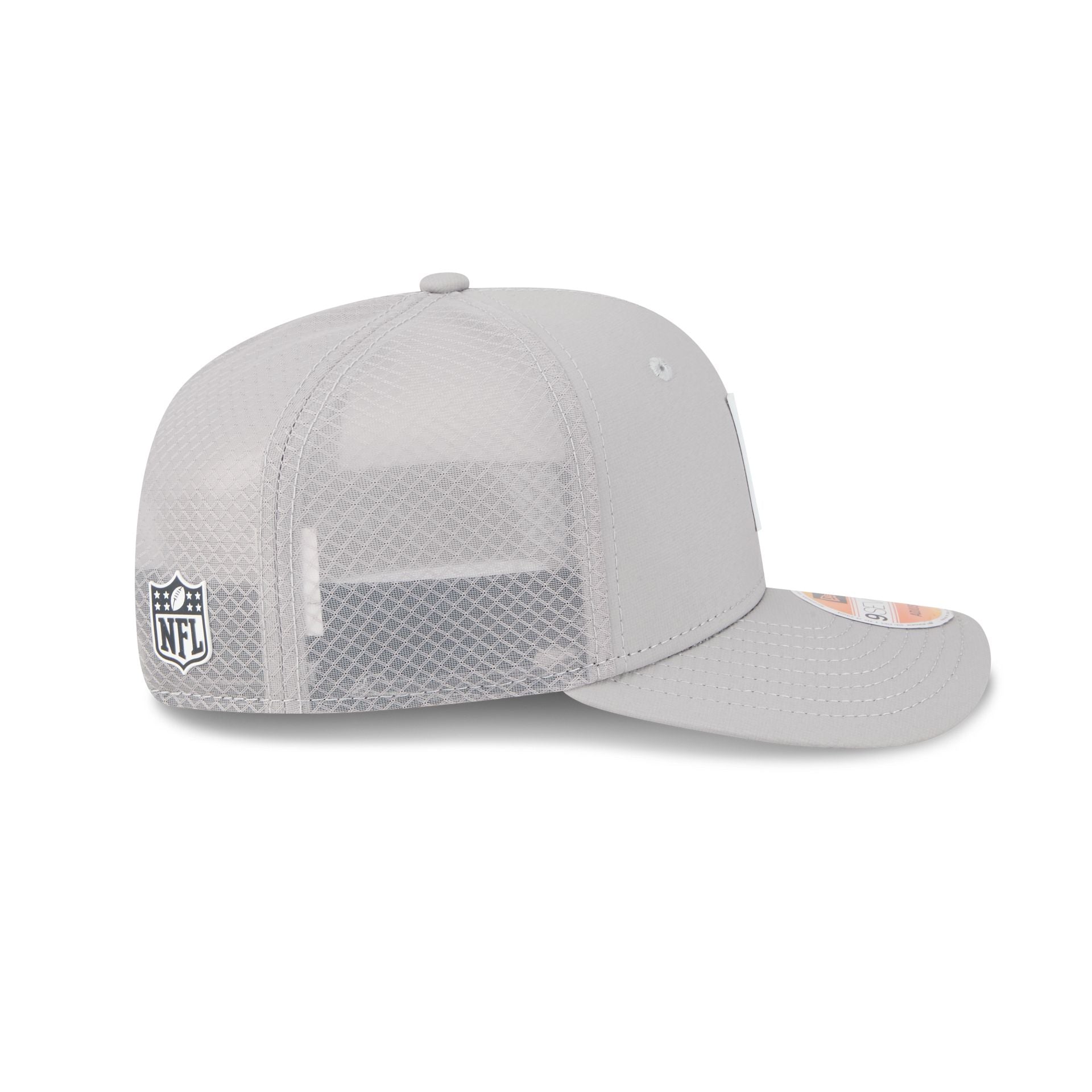 Houston Texans 2025 Sideline Hot Weather Gray 9SEVENTY Trucker Hat