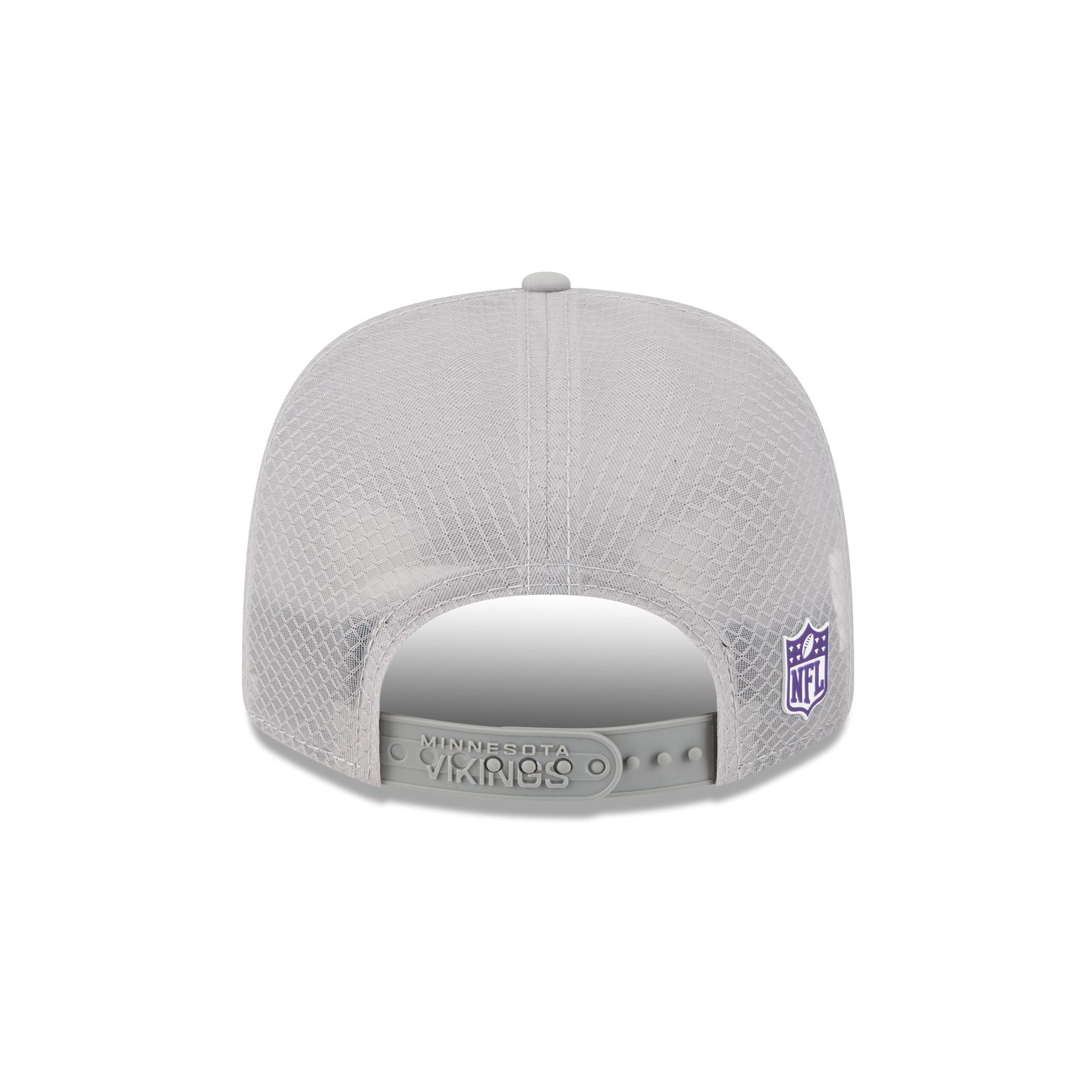 Minnesota Vikings 2025 Sideline Hot Weather Gray 9SEVENTY Trucker Hat