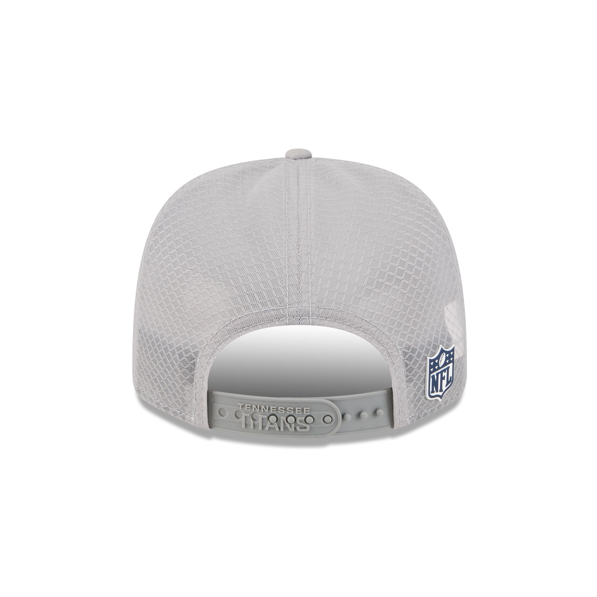 Tennessee Titans 2025 Sideline Hot Weather Gray 9SEVENTY Trucker Hat