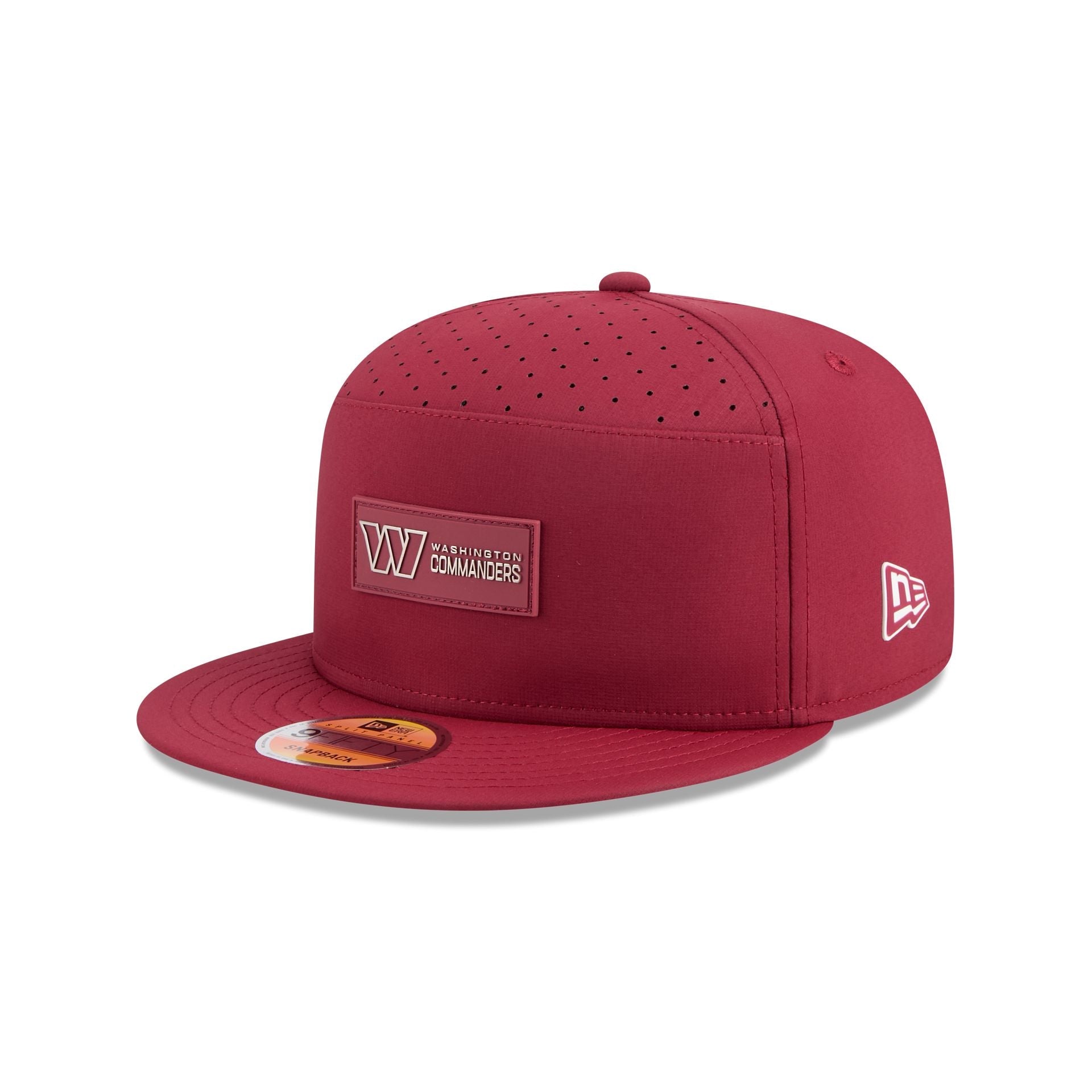 Washington Commanders 2025 Sideline Hot Weather Split Panel 9FIFTY Snapback Hat