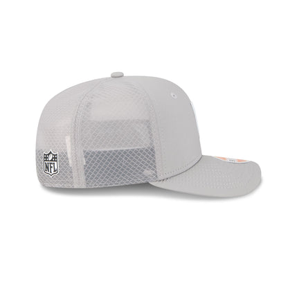 Cincinnati Bengals 2025 Sideline Hot Weather Gray 9SEVENTY Trucker Hat