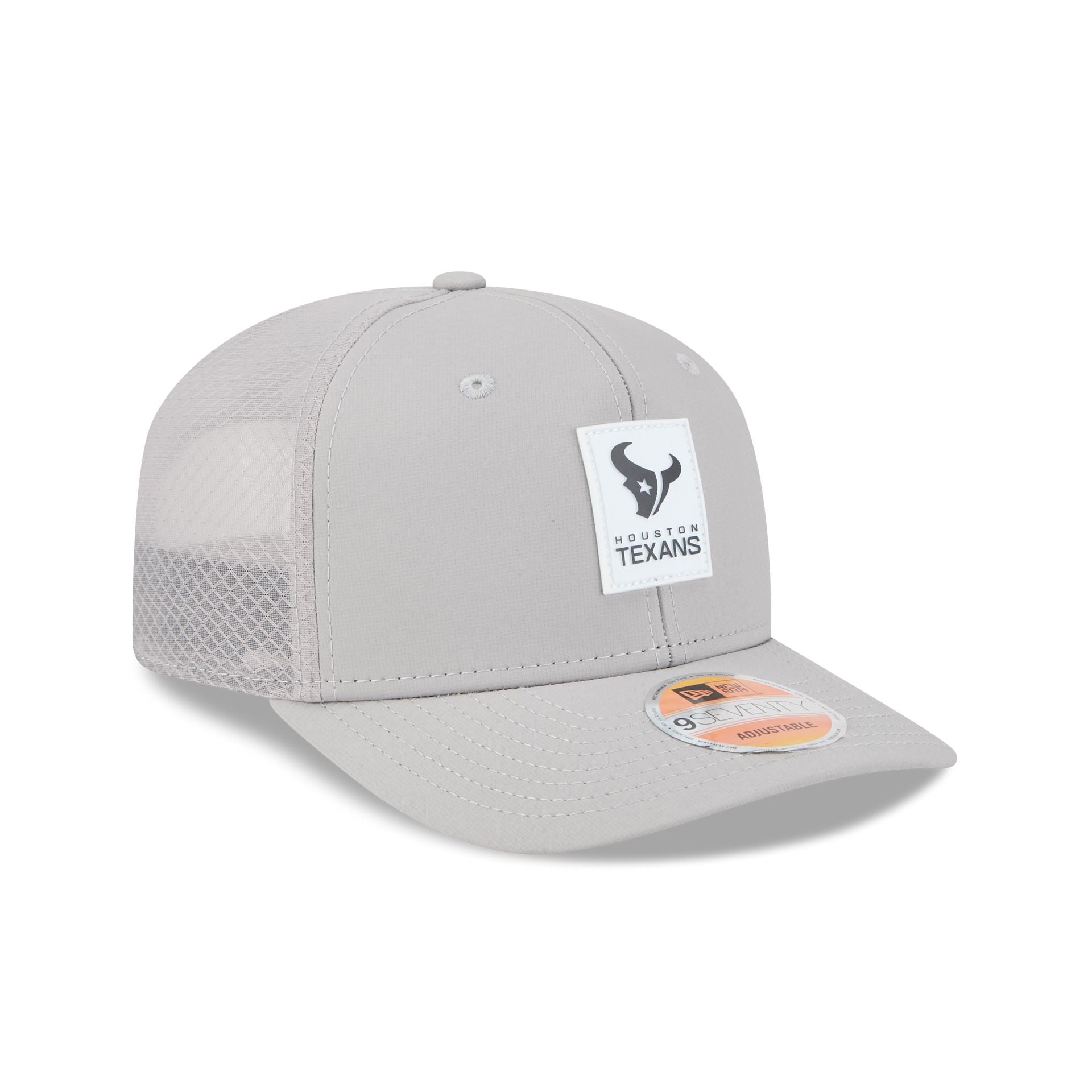 Houston Texans 2025 Sideline Hot Weather Gray 9SEVENTY Trucker Hat