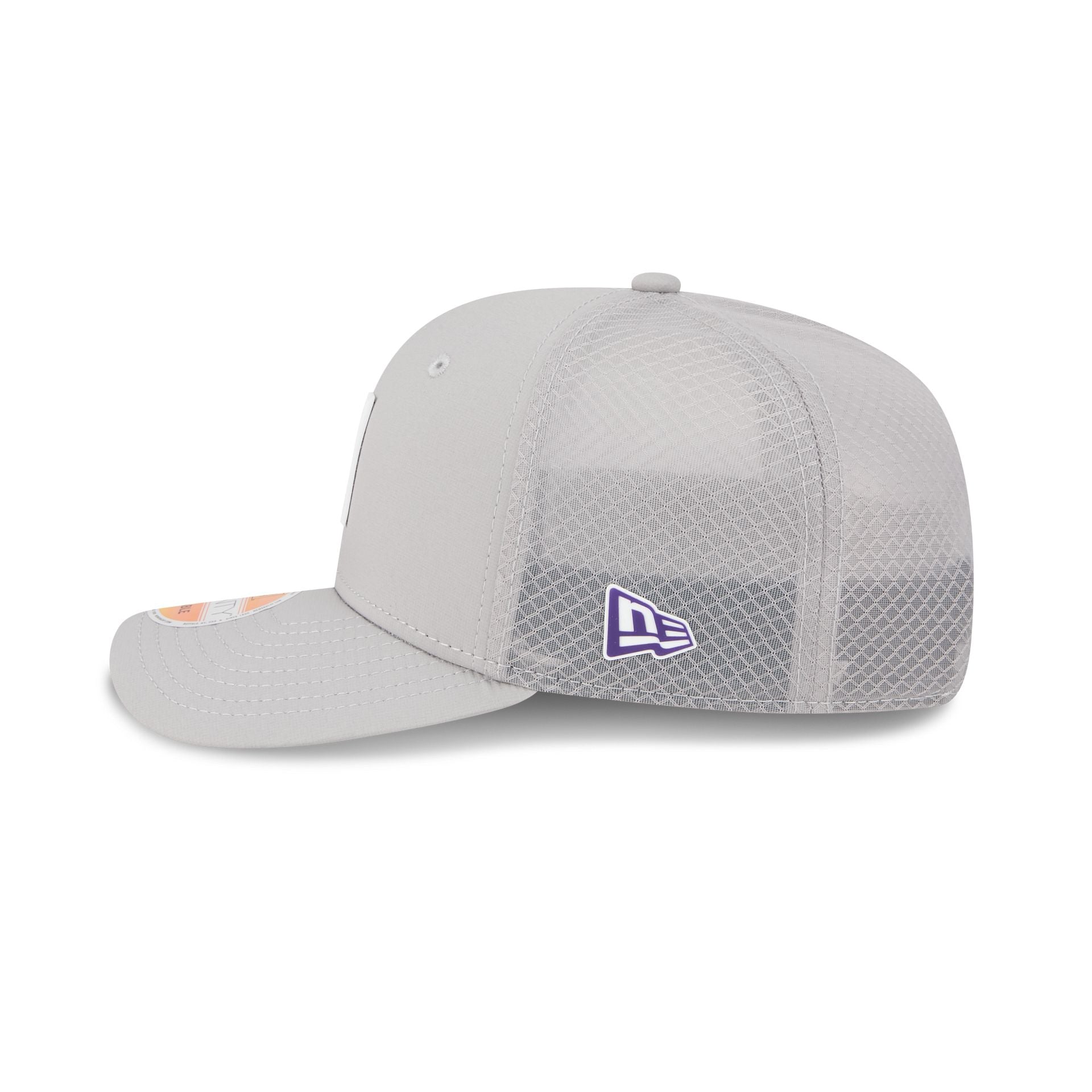 Minnesota Vikings 2025 Sideline Hot Weather Gray 9SEVENTY Trucker Hat