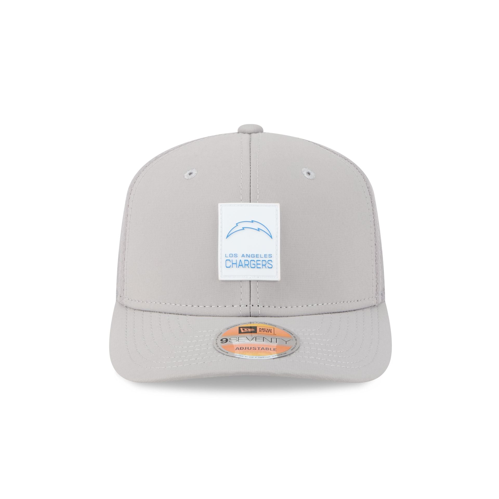 Los Angeles Chargers 2025 Sideline Hot Weather Gray 9SEVENTY Trucker Hat