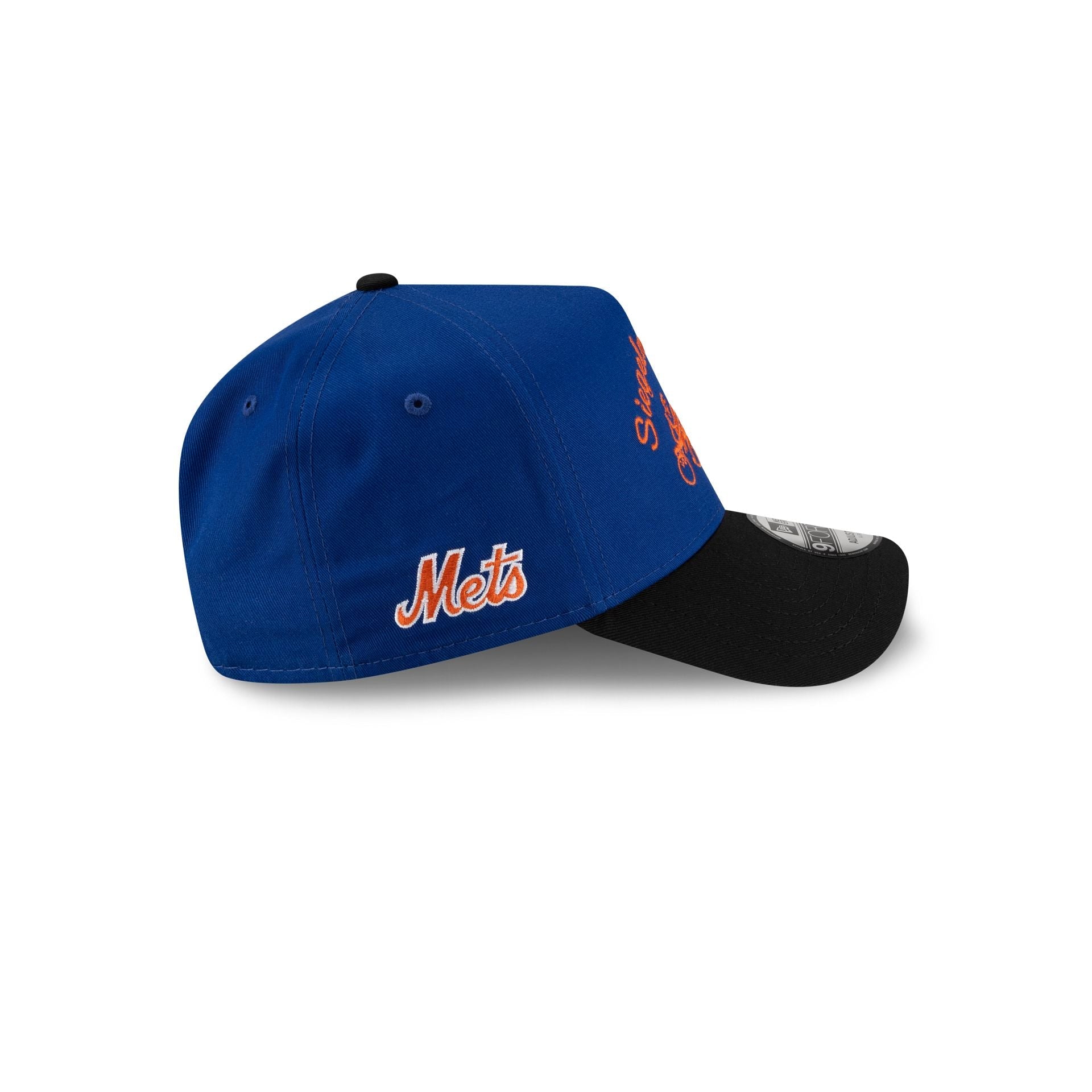 Siegelman Stable x New York Mets Black Visor 9FORTY A-Frame Snapback Hat